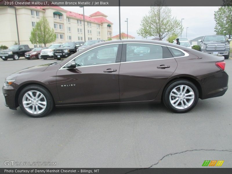 Autumn Bronze Metallic / Jet Black 2016 Chevrolet Malibu LT