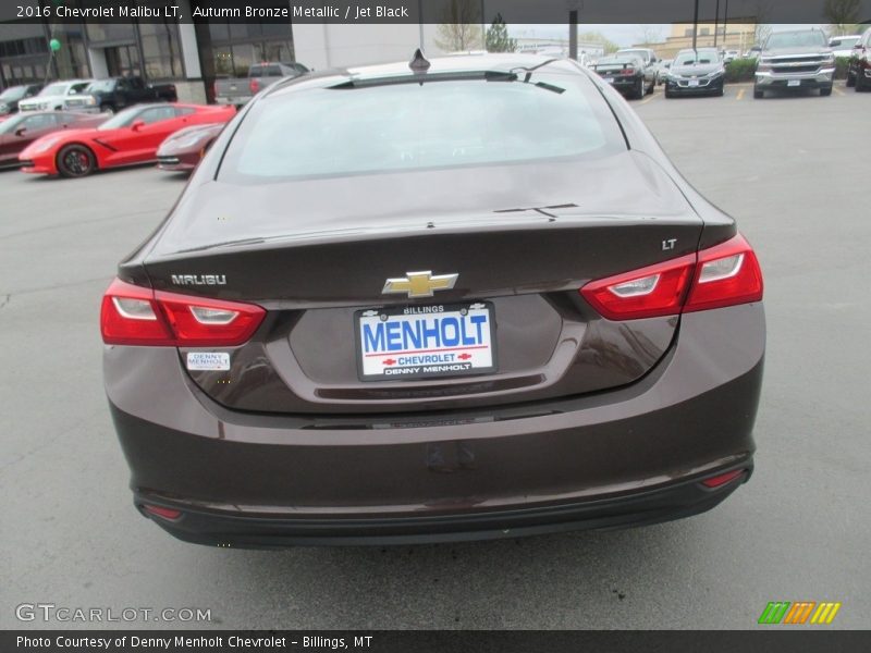 Autumn Bronze Metallic / Jet Black 2016 Chevrolet Malibu LT