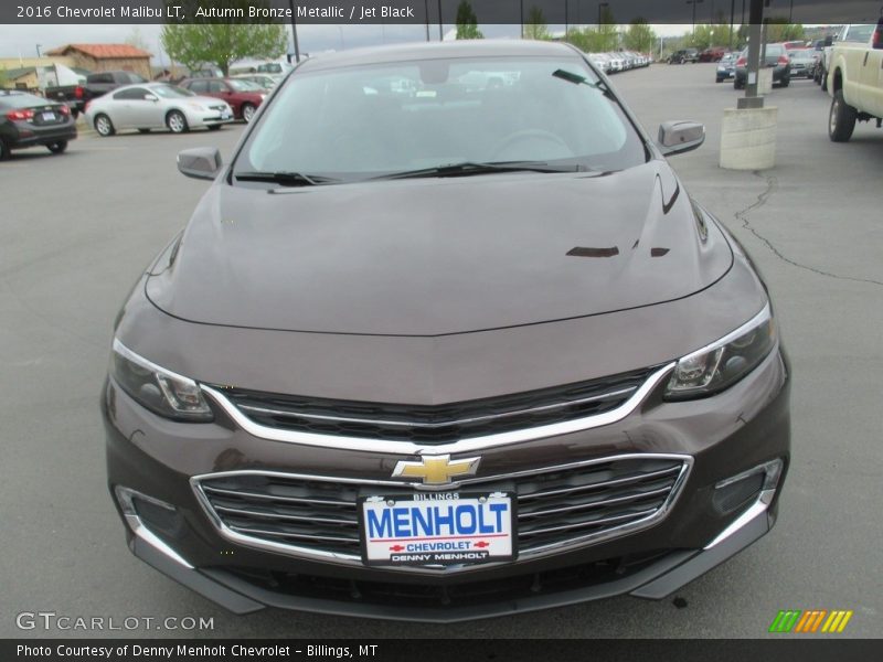 Autumn Bronze Metallic / Jet Black 2016 Chevrolet Malibu LT