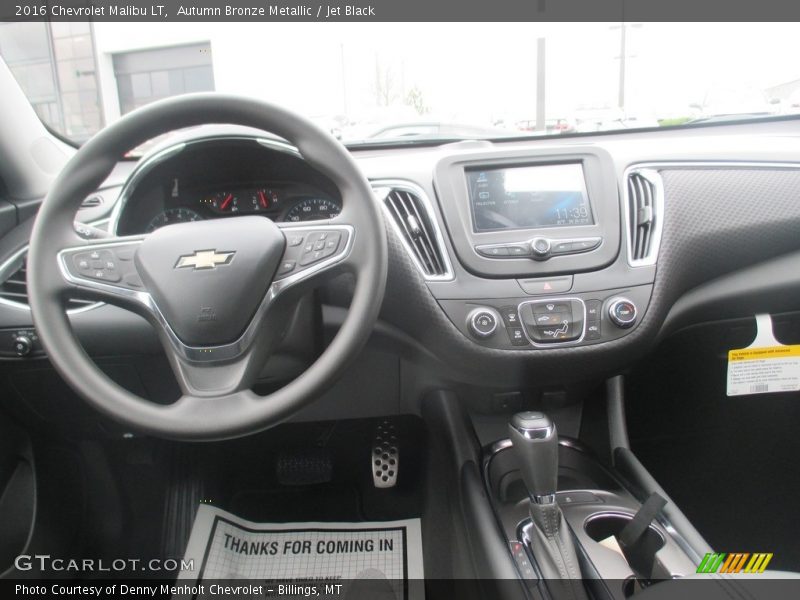 Autumn Bronze Metallic / Jet Black 2016 Chevrolet Malibu LT