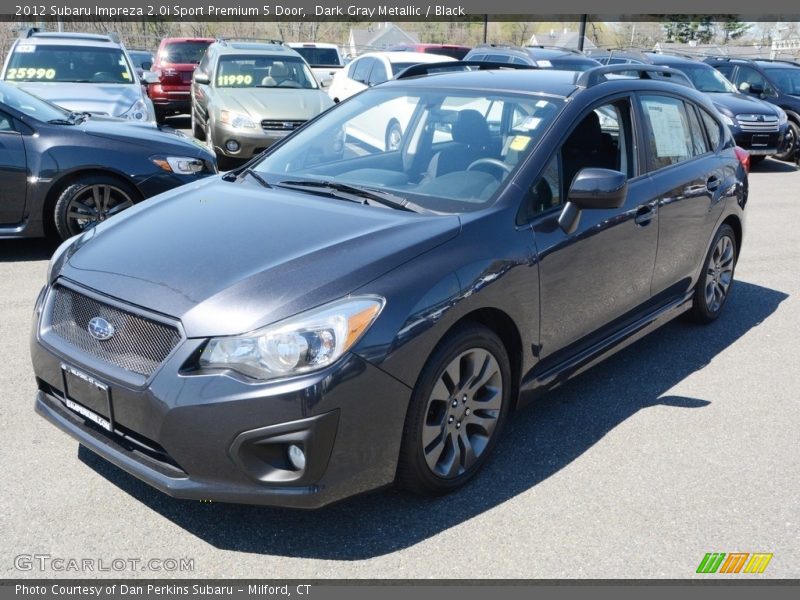 Dark Gray Metallic / Black 2012 Subaru Impreza 2.0i Sport Premium 5 Door