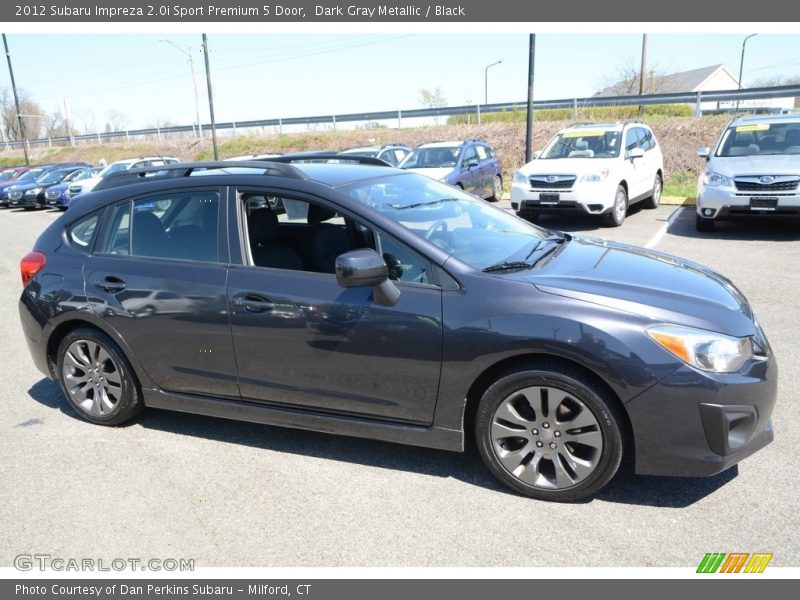 Dark Gray Metallic / Black 2012 Subaru Impreza 2.0i Sport Premium 5 Door