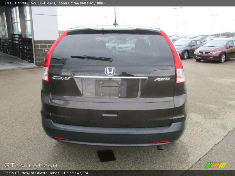 Kona Coffee Metallic / Black 2013 Honda CR-V EX-L AWD