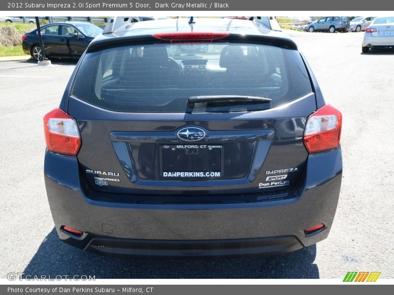 Dark Gray Metallic / Black 2012 Subaru Impreza 2.0i Sport Premium 5 Door