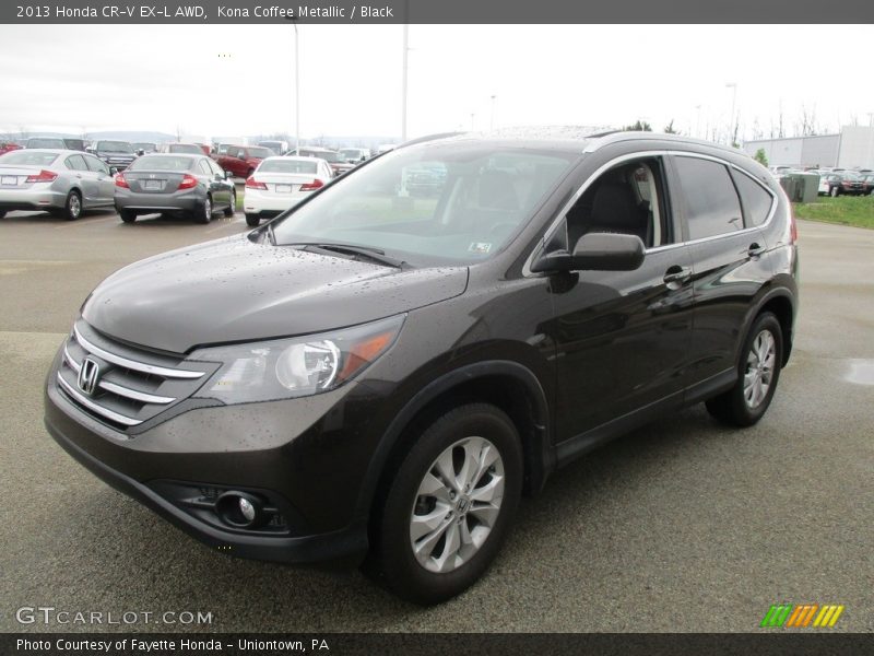Kona Coffee Metallic / Black 2013 Honda CR-V EX-L AWD