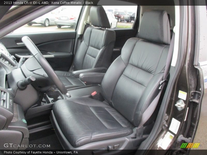 Kona Coffee Metallic / Black 2013 Honda CR-V EX-L AWD