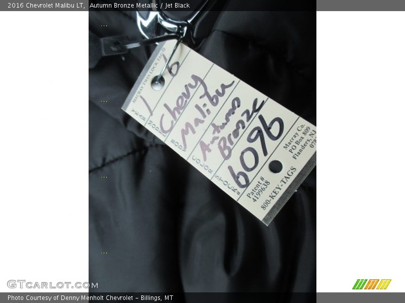 Autumn Bronze Metallic / Jet Black 2016 Chevrolet Malibu LT