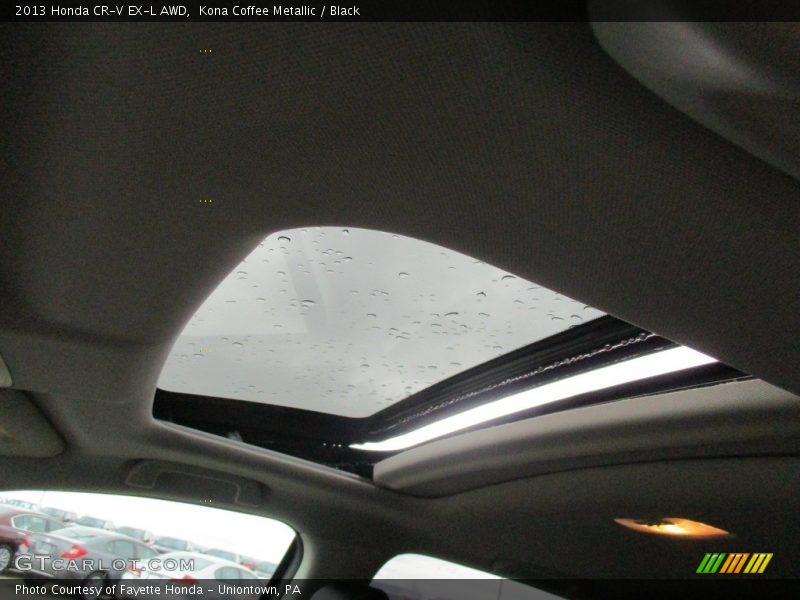 Kona Coffee Metallic / Black 2013 Honda CR-V EX-L AWD