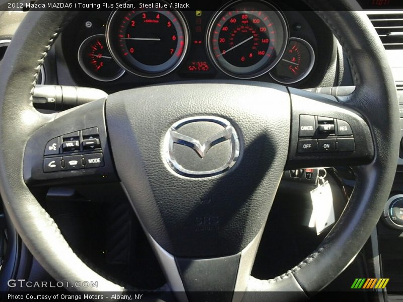 Steel Blue / Black 2012 Mazda MAZDA6 i Touring Plus Sedan