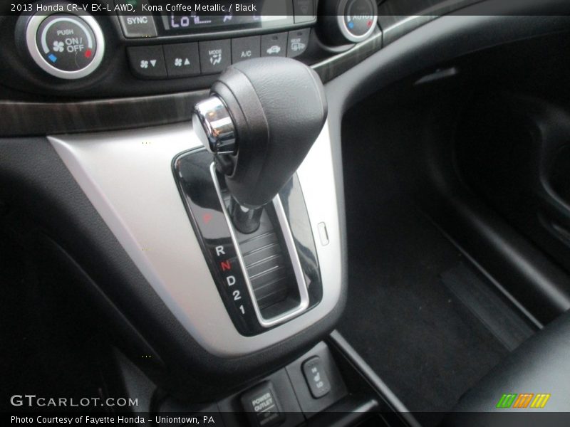 Kona Coffee Metallic / Black 2013 Honda CR-V EX-L AWD