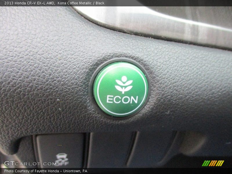 Kona Coffee Metallic / Black 2013 Honda CR-V EX-L AWD