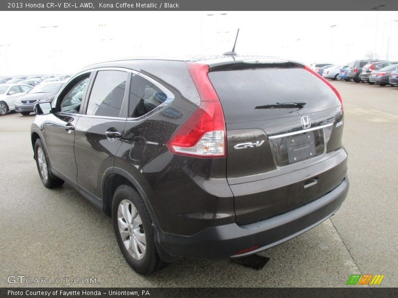 Kona Coffee Metallic / Black 2013 Honda CR-V EX-L AWD
