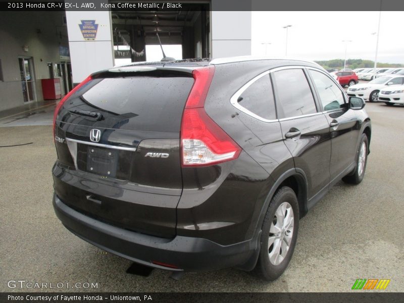 Kona Coffee Metallic / Black 2013 Honda CR-V EX-L AWD
