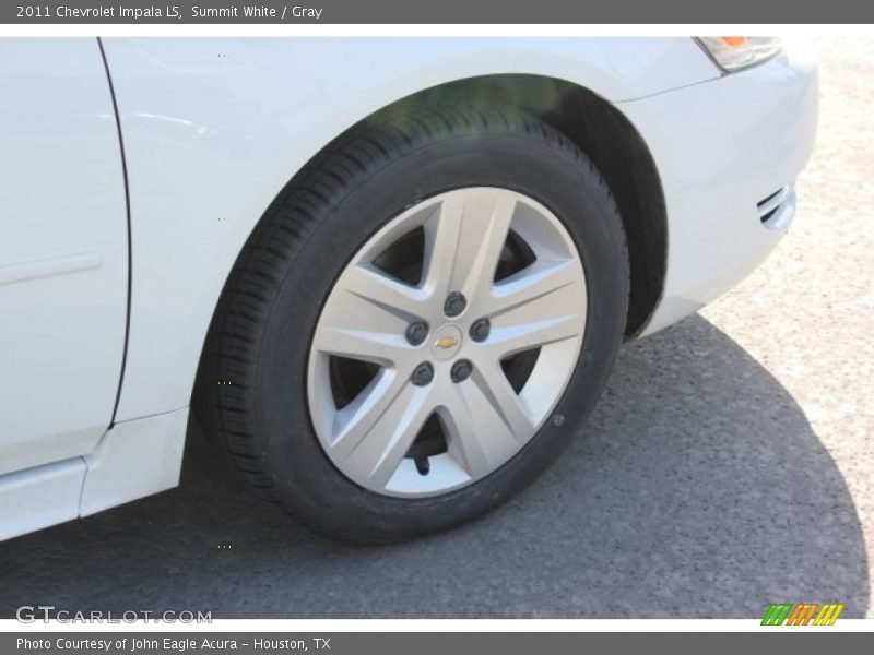 Summit White / Gray 2011 Chevrolet Impala LS