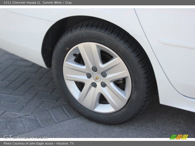 Summit White / Gray 2011 Chevrolet Impala LS