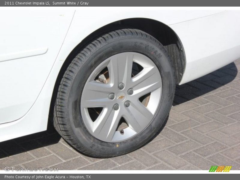 Summit White / Gray 2011 Chevrolet Impala LS