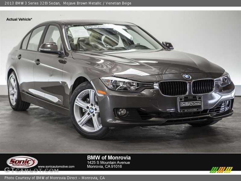 Mojave Brown Metallic / Venetian Beige 2013 BMW 3 Series 328i Sedan