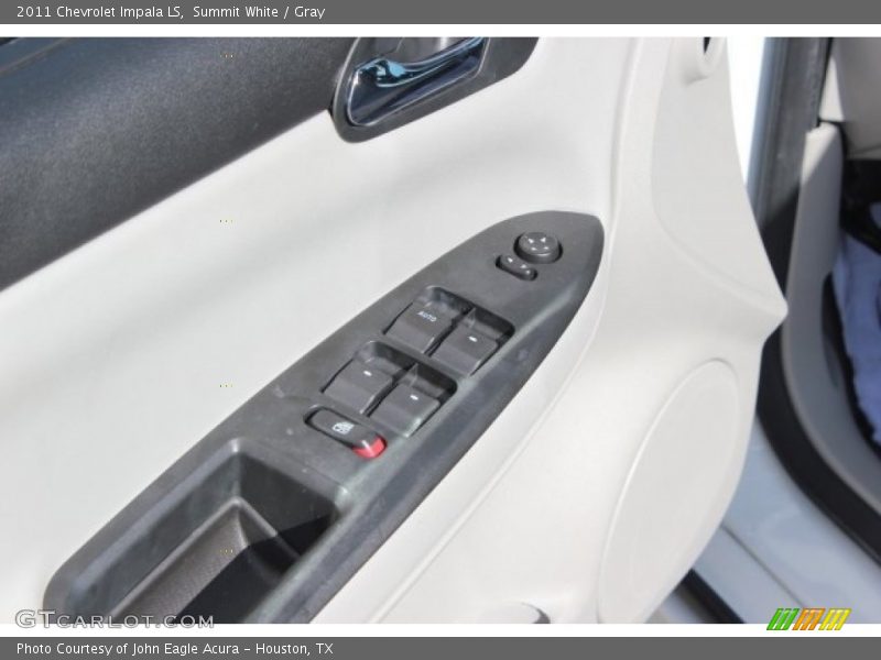 Summit White / Gray 2011 Chevrolet Impala LS