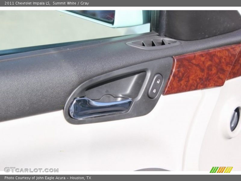 Summit White / Gray 2011 Chevrolet Impala LS