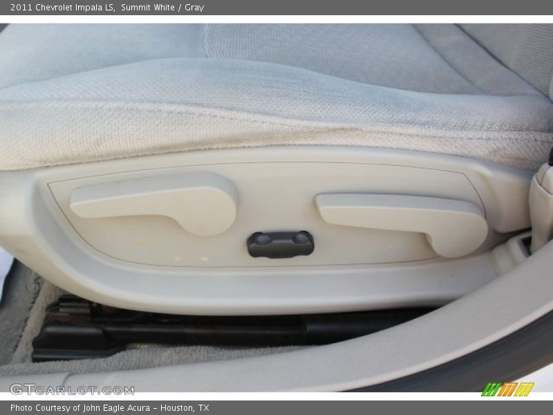 Summit White / Gray 2011 Chevrolet Impala LS