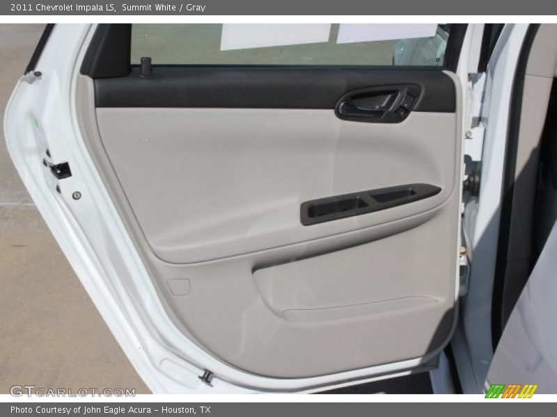 Summit White / Gray 2011 Chevrolet Impala LS