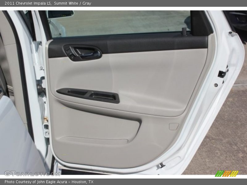 Summit White / Gray 2011 Chevrolet Impala LS