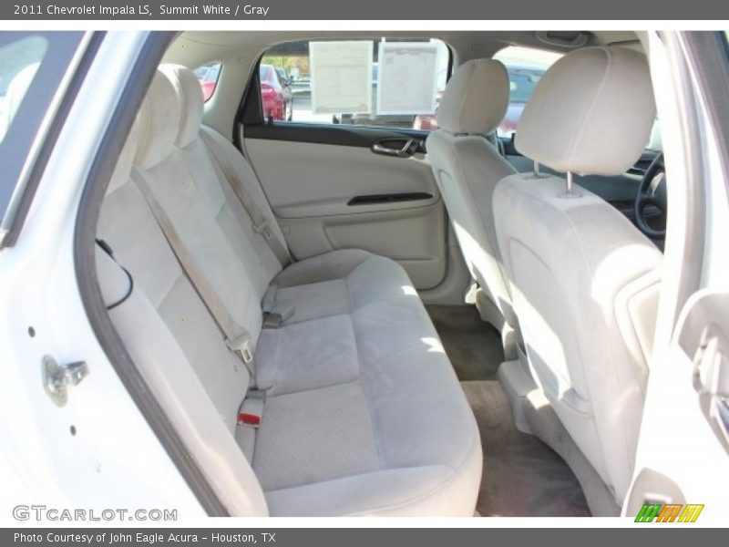 Summit White / Gray 2011 Chevrolet Impala LS