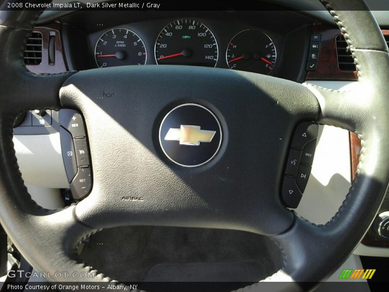 Dark Silver Metallic / Gray 2008 Chevrolet Impala LT