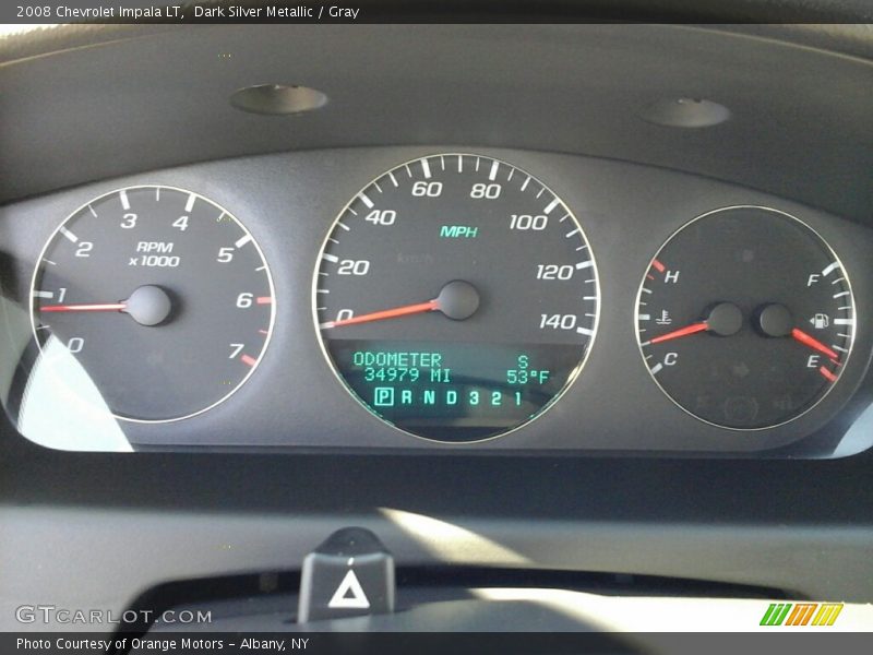 Dark Silver Metallic / Gray 2008 Chevrolet Impala LT