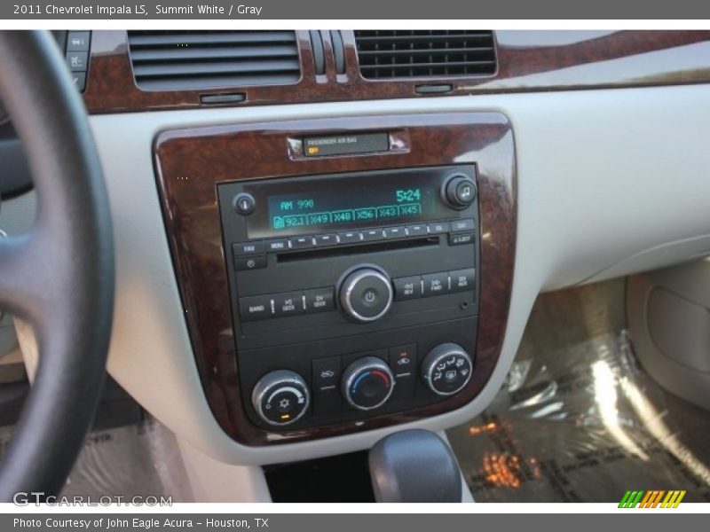 Summit White / Gray 2011 Chevrolet Impala LS