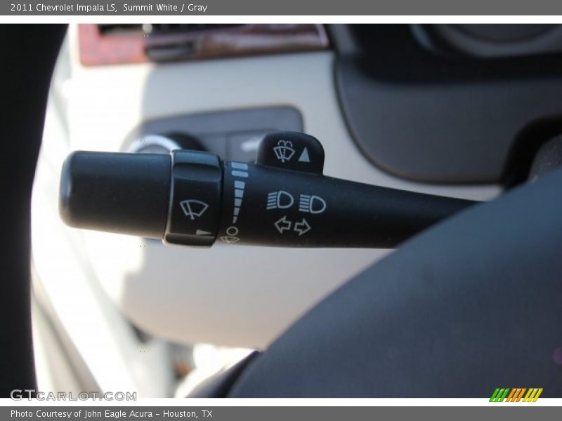Summit White / Gray 2011 Chevrolet Impala LS