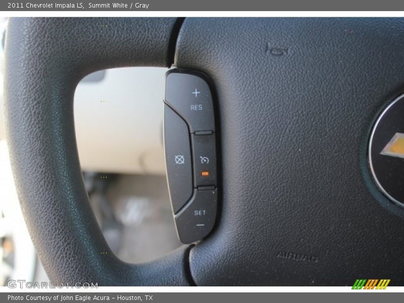 Summit White / Gray 2011 Chevrolet Impala LS