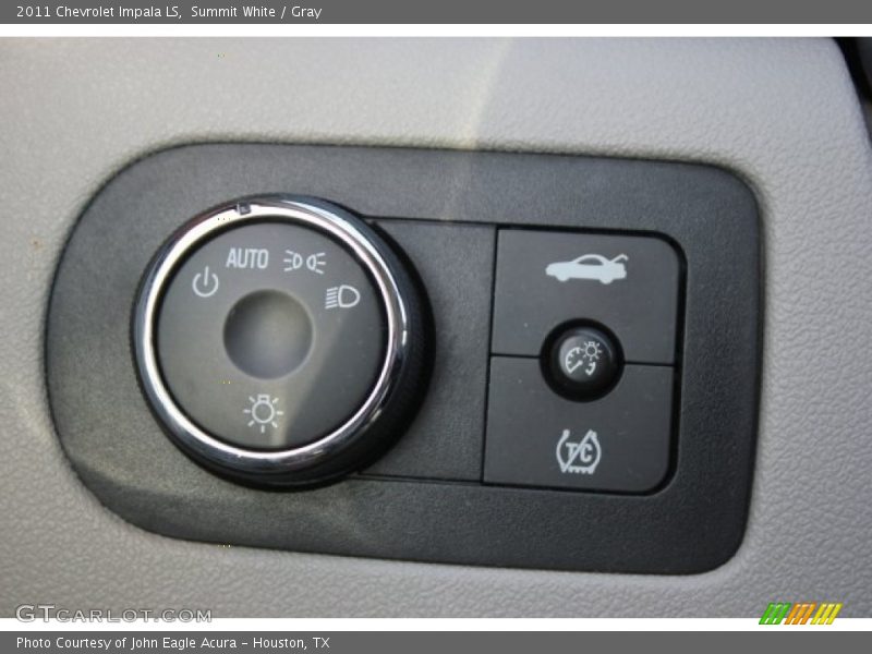 Summit White / Gray 2011 Chevrolet Impala LS