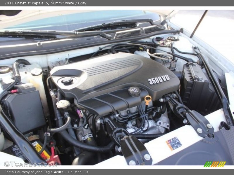 Summit White / Gray 2011 Chevrolet Impala LS