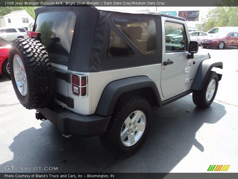 Bright Silver Metallic / Dark Slate Gray/Medium Slate Gray 2008 Jeep Wrangler Rubicon 4x4