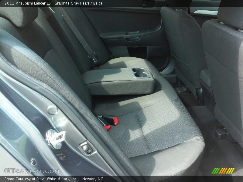 Graphite Gray Pearl / Beige 2011 Mitsubishi Lancer ES