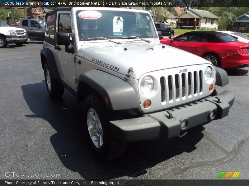 Bright Silver Metallic / Dark Slate Gray/Medium Slate Gray 2008 Jeep Wrangler Rubicon 4x4