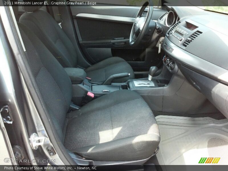 Graphite Gray Pearl / Beige 2011 Mitsubishi Lancer ES