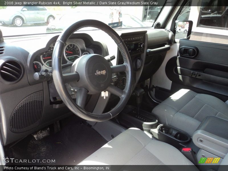 Bright Silver Metallic / Dark Slate Gray/Medium Slate Gray 2008 Jeep Wrangler Rubicon 4x4