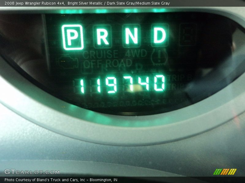 Bright Silver Metallic / Dark Slate Gray/Medium Slate Gray 2008 Jeep Wrangler Rubicon 4x4
