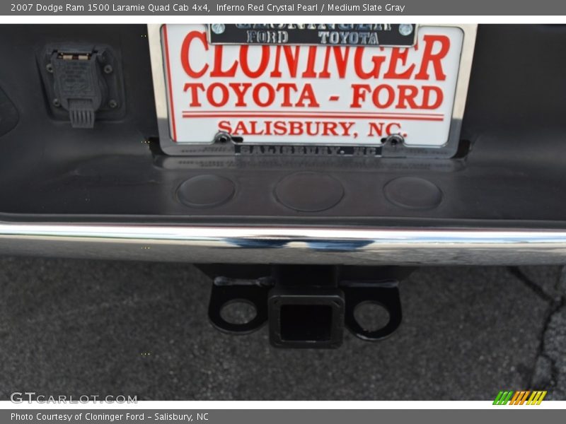 Inferno Red Crystal Pearl / Medium Slate Gray 2007 Dodge Ram 1500 Laramie Quad Cab 4x4