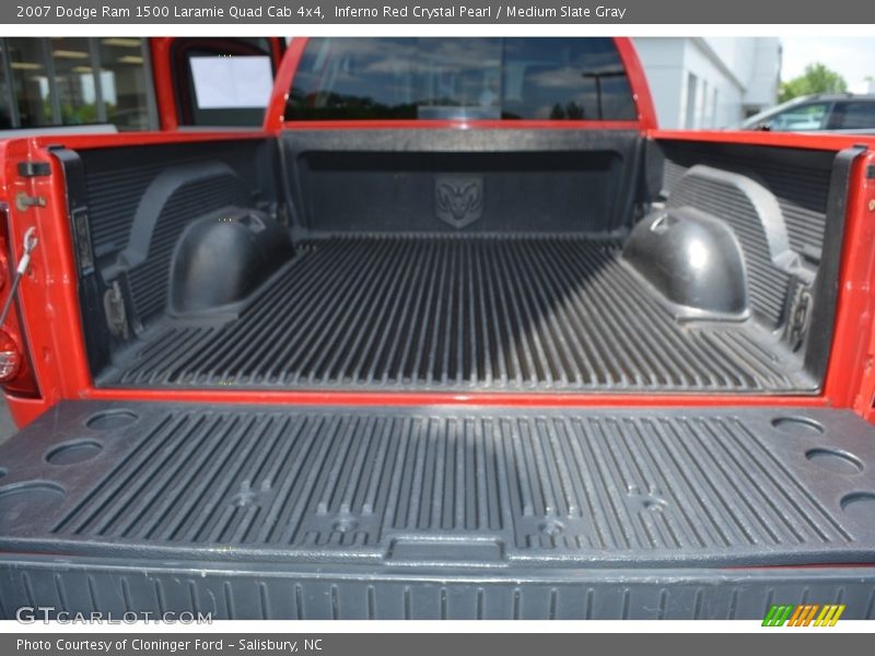 Inferno Red Crystal Pearl / Medium Slate Gray 2007 Dodge Ram 1500 Laramie Quad Cab 4x4