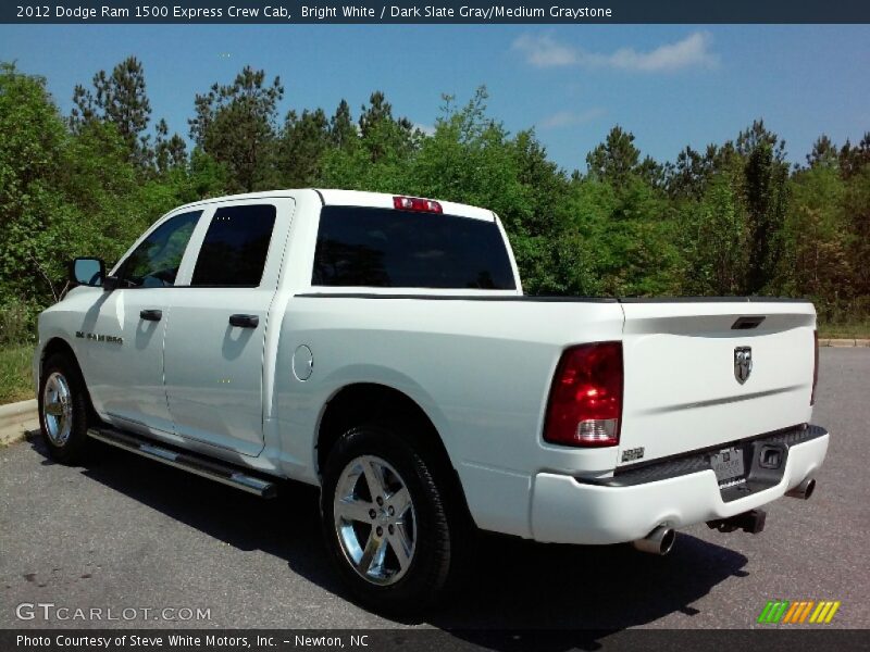 Bright White / Dark Slate Gray/Medium Graystone 2012 Dodge Ram 1500 Express Crew Cab