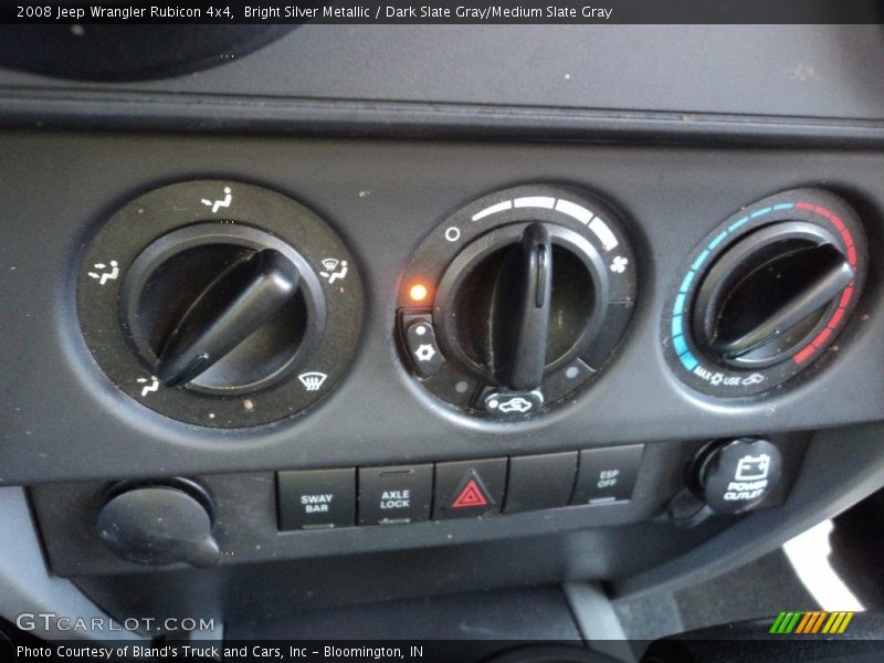 Bright Silver Metallic / Dark Slate Gray/Medium Slate Gray 2008 Jeep Wrangler Rubicon 4x4