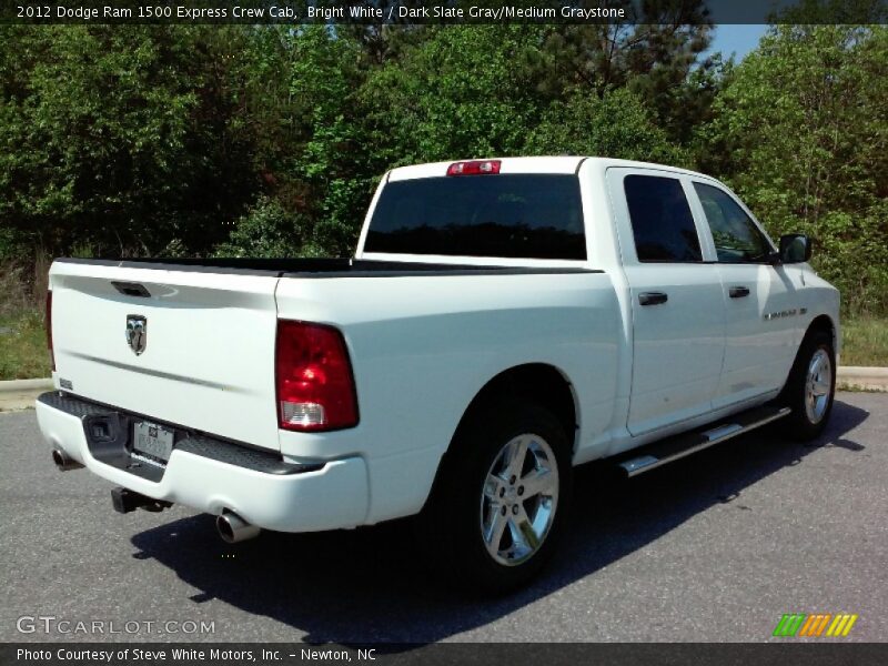 Bright White / Dark Slate Gray/Medium Graystone 2012 Dodge Ram 1500 Express Crew Cab