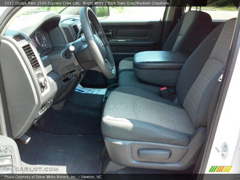 Bright White / Dark Slate Gray/Medium Graystone 2012 Dodge Ram 1500 Express Crew Cab