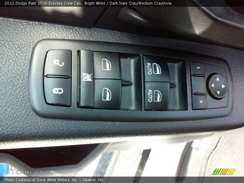 Bright White / Dark Slate Gray/Medium Graystone 2012 Dodge Ram 1500 Express Crew Cab