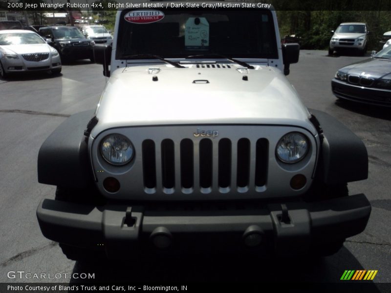 Bright Silver Metallic / Dark Slate Gray/Medium Slate Gray 2008 Jeep Wrangler Rubicon 4x4