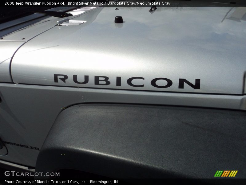 Bright Silver Metallic / Dark Slate Gray/Medium Slate Gray 2008 Jeep Wrangler Rubicon 4x4