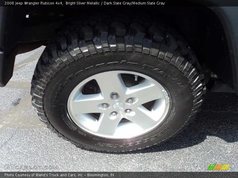 Bright Silver Metallic / Dark Slate Gray/Medium Slate Gray 2008 Jeep Wrangler Rubicon 4x4